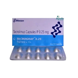 Tacrolimus Capsules IP 0.25 mg | Tacrolimus | 0.25 mg | Capsule