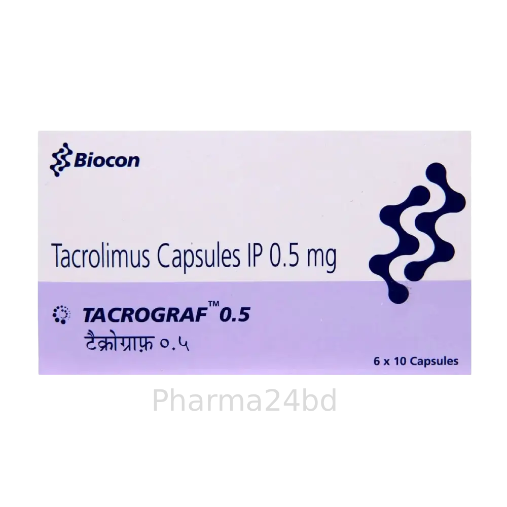 Tacrolimus Capsules 0.5 mg | Tacrolimus | 0.5 mg | Capsule